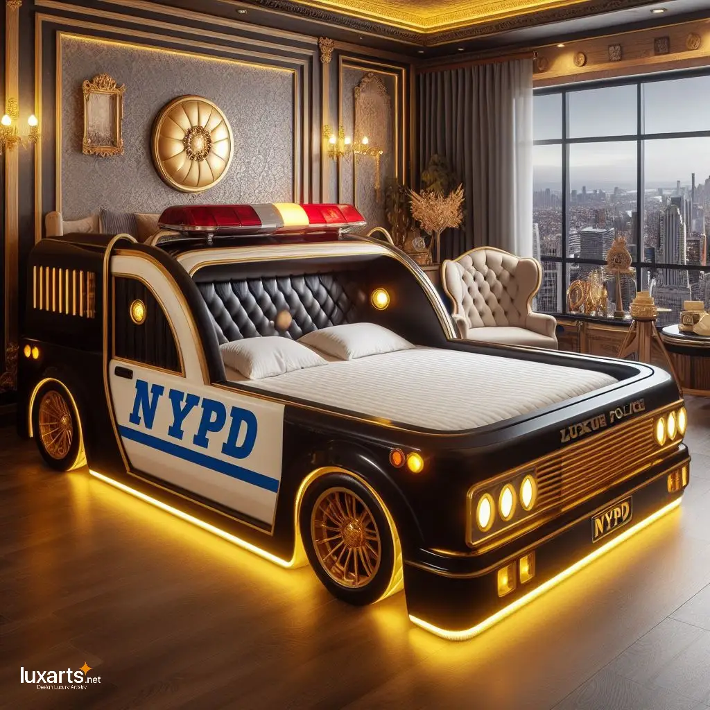 Police Cars NYPD Shaped Bed: Rev Up Your Dreams with Law Enforcement Style police cars nypd shaped bed 7