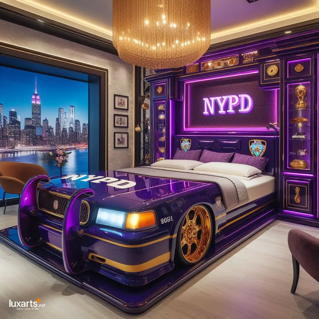 Police Cars NYPD Shaped Bed: Rev Up Your Dreams with Law Enforcement Style police cars nypd shaped bed 9