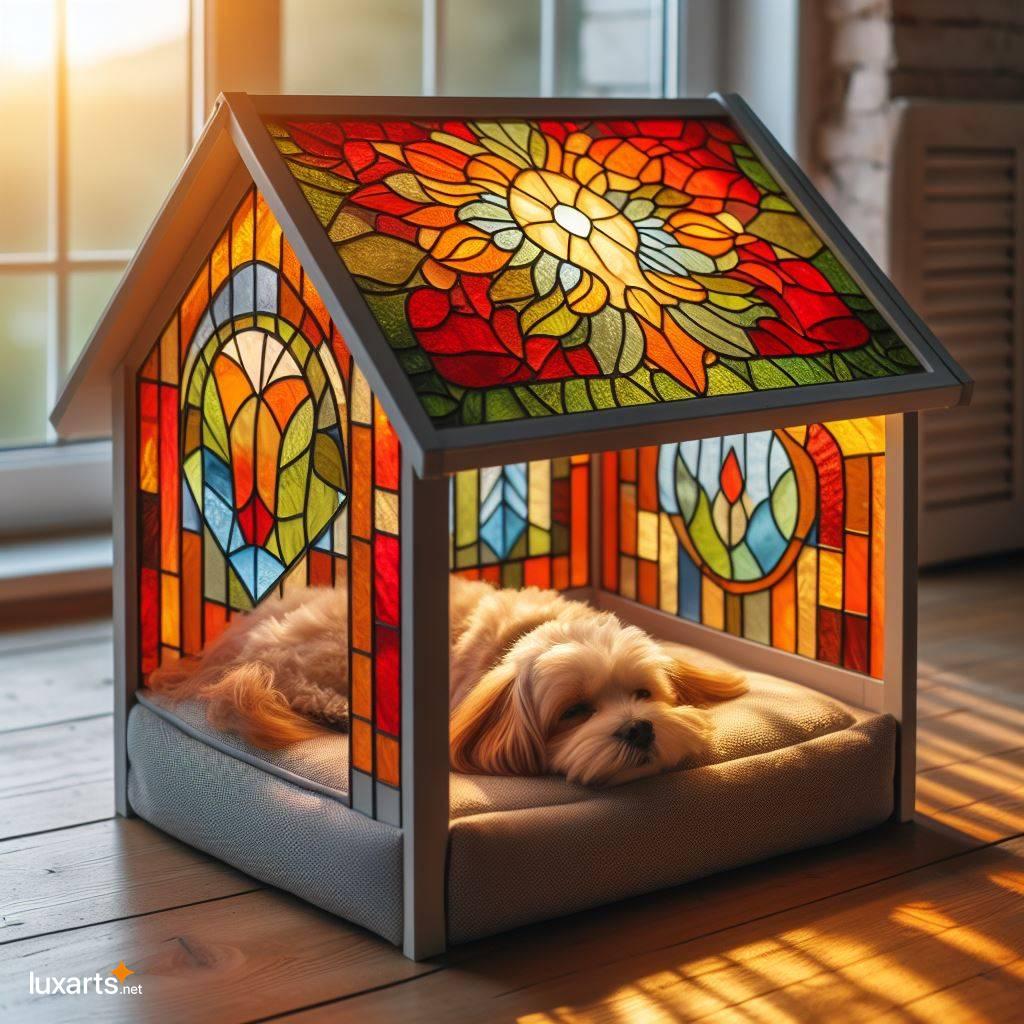 Stained Glass Dog Beds: A Radiant Retreat for Your Beloved Pet stained glass dog beds 2