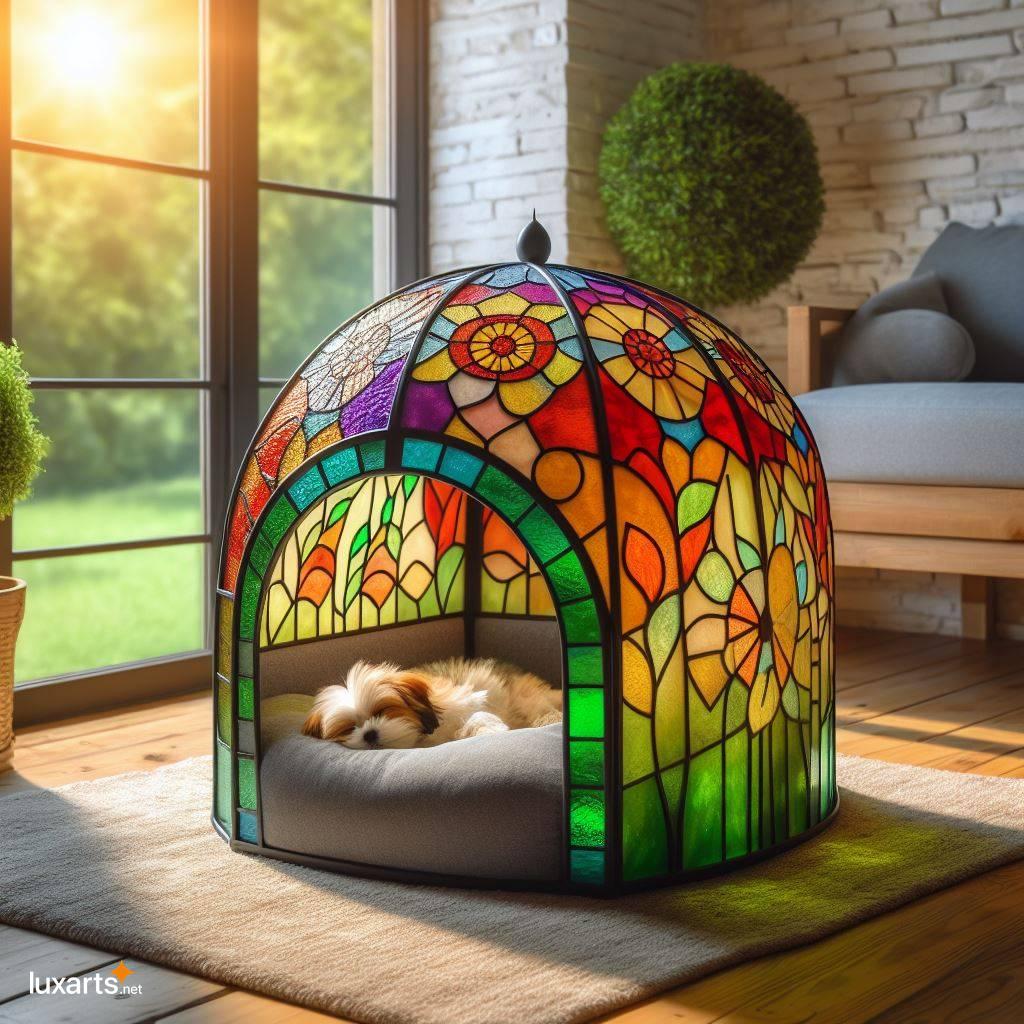 Stained Glass Dog Beds: A Radiant Retreat for Your Beloved Pet stained glass dog beds 4