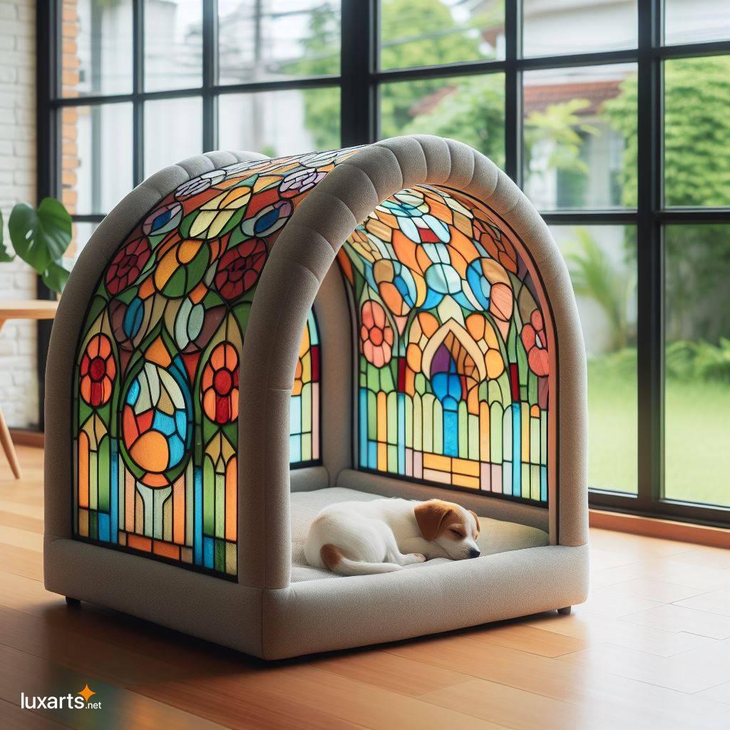 Stained Glass Dog Beds: A Radiant Retreat for Your Beloved Pet stained glass dog beds 5