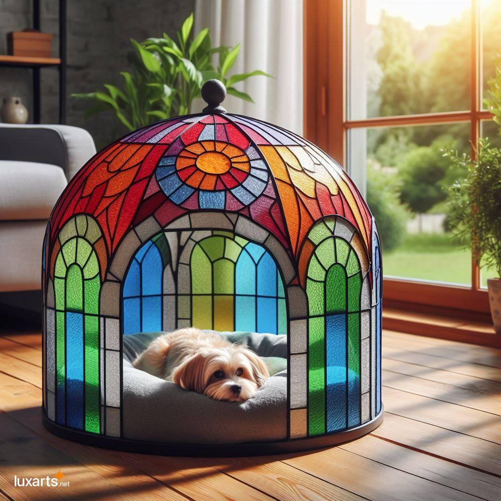 Stained Glass Dog Beds: A Radiant Retreat for Your Beloved Pet stained glass dog beds 7