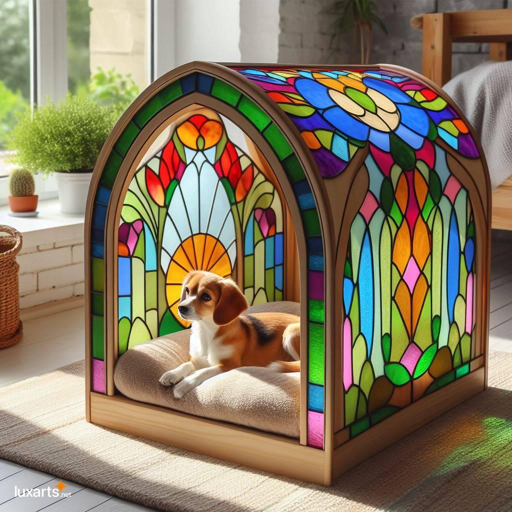 Stained Glass Dog Beds: A Radiant Retreat for Your Beloved Pet stained glass dog beds 8