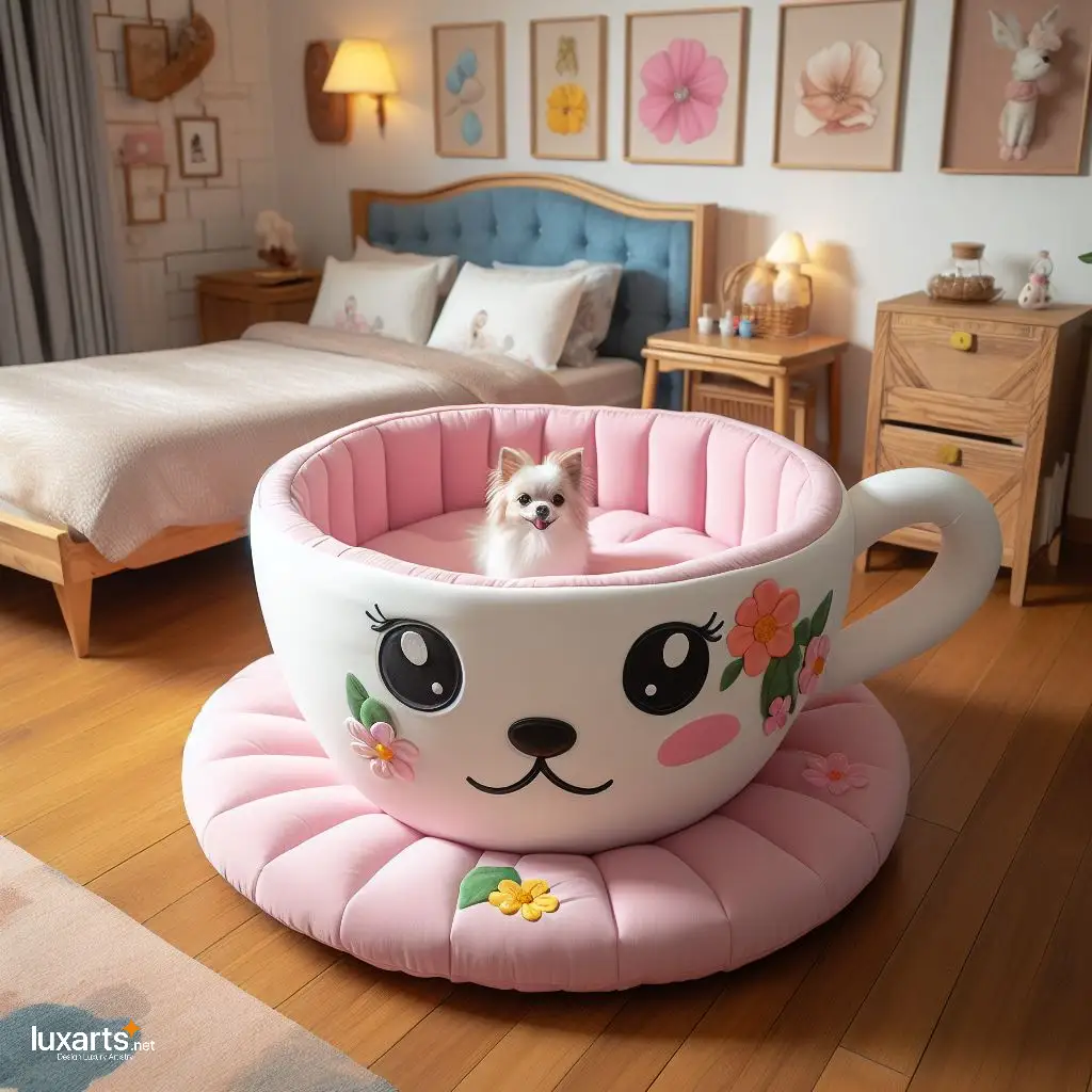 Cozy Up Your Canine with Teacup Shaped Dog Beds: Perfect Comfort for Your Pint-sized Pooch teacup dog beds 2