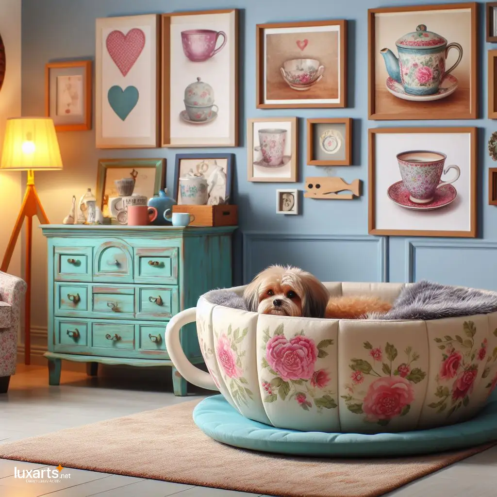 Cozy Up Your Canine with Teacup Shaped Dog Beds: Perfect Comfort for Your Pint-sized Pooch teacup dog beds 6