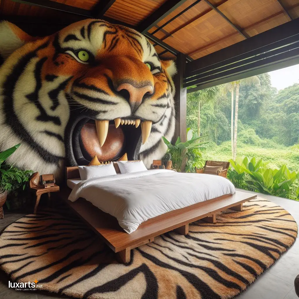 Transform Your Bedroom into a Jungle: Embrace Innovative Tiger Shaped Beds tiger shaped beds 1