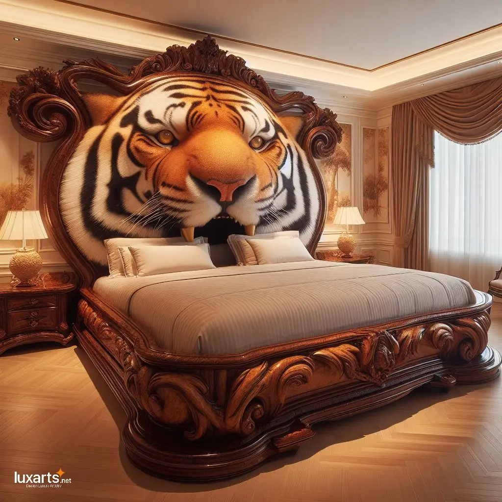 Transform Your Bedroom into a Jungle: Embrace Innovative Tiger Shaped Beds tiger shaped beds 11