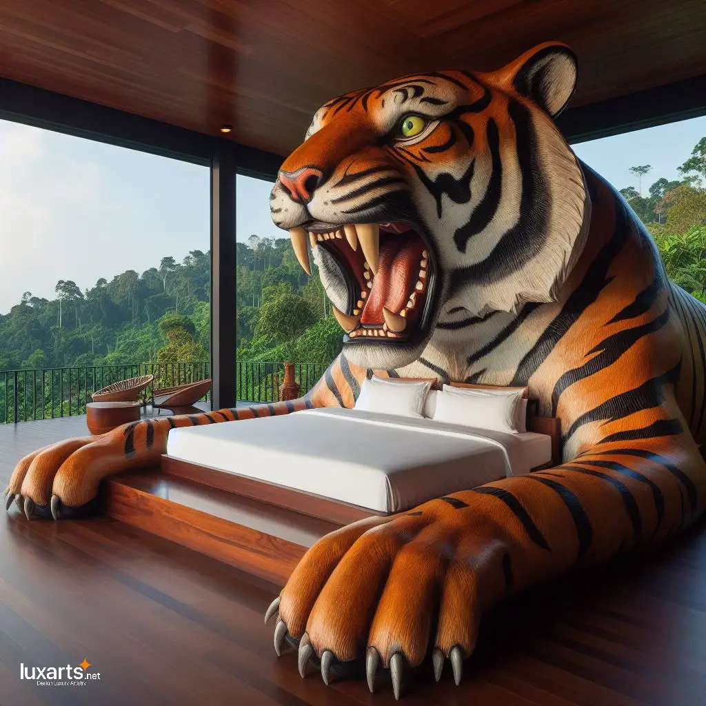 Transform Your Bedroom into a Jungle: Embrace Innovative Tiger Shaped Beds tiger shaped beds 4