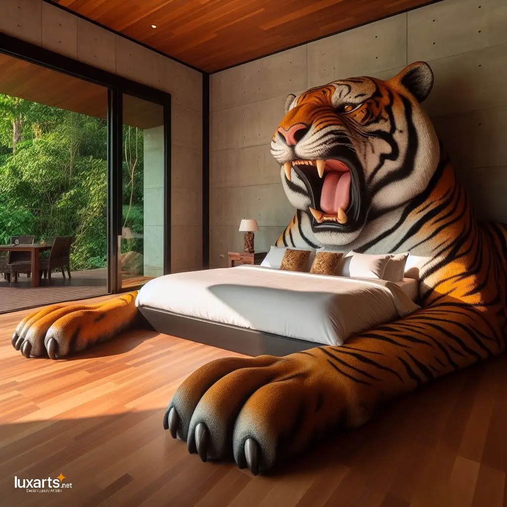 Transform Your Bedroom into a Jungle: Embrace Innovative Tiger Shaped Beds tiger shaped beds 5
