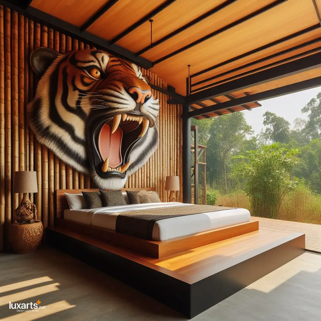 Transform Your Bedroom into a Jungle: Embrace Innovative Tiger Shaped Beds tiger shaped beds 7