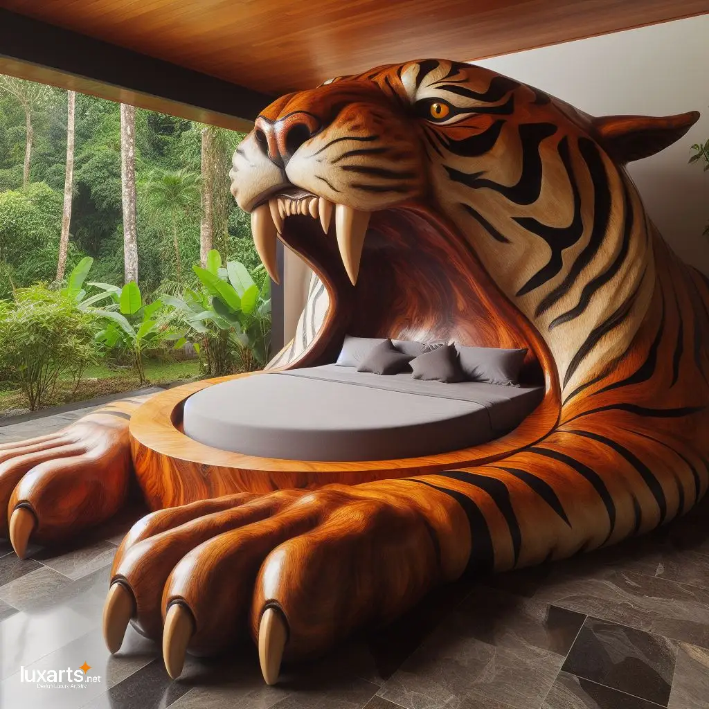 Transform Your Bedroom into a Jungle: Embrace Innovative Tiger Shaped Beds tiger shaped beds 8