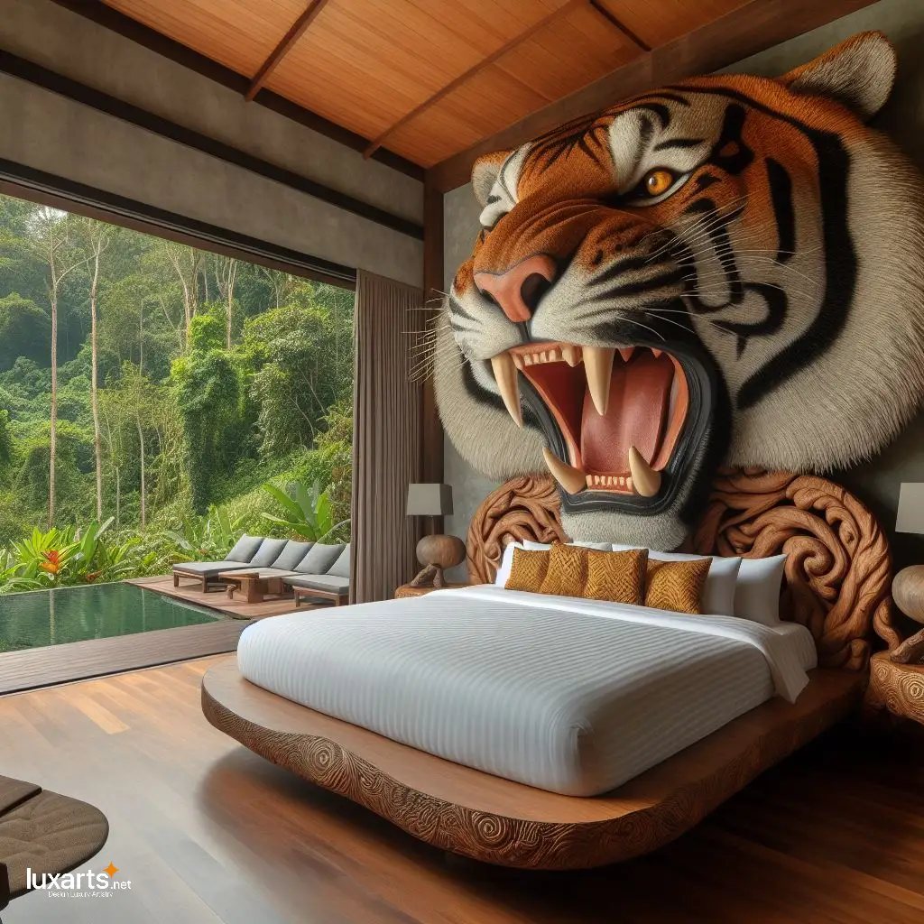 Transform Your Bedroom into a Jungle: Embrace Innovative Tiger Shaped Beds tiger shaped beds 9