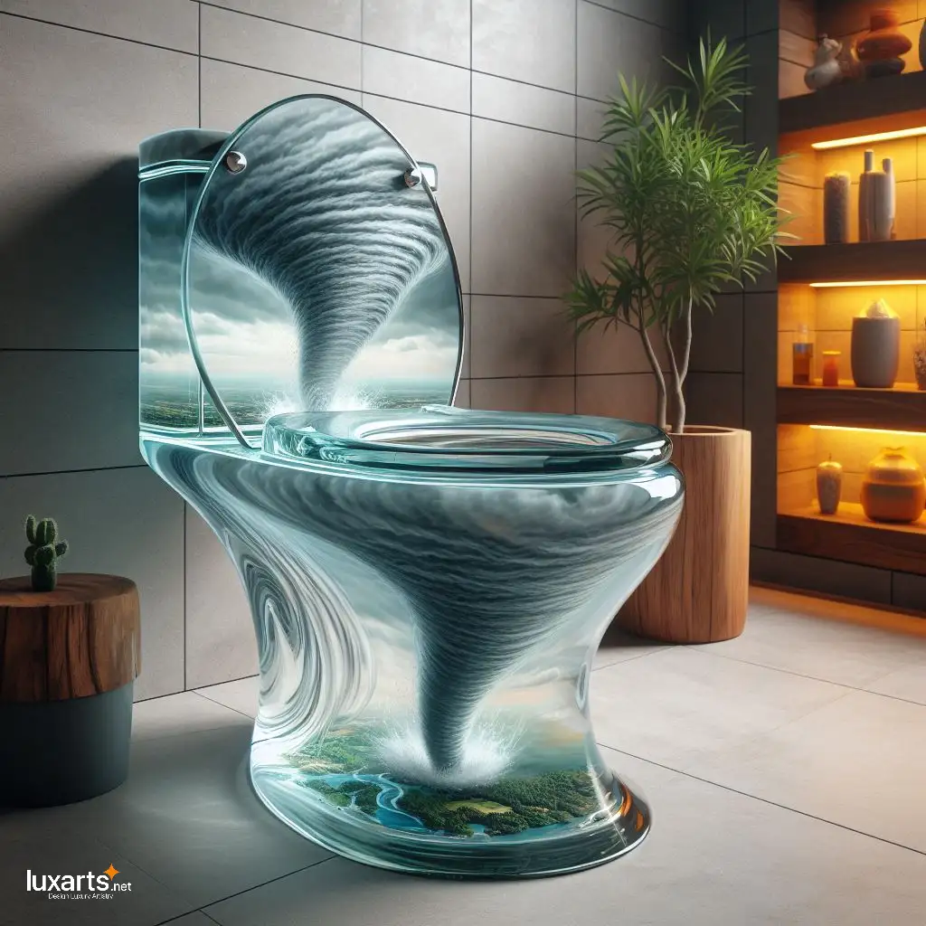 Create a Unique and Relaxing Bathroom Atmosphere with a Weather Scenery Toilet toilet with weather scenery design 6