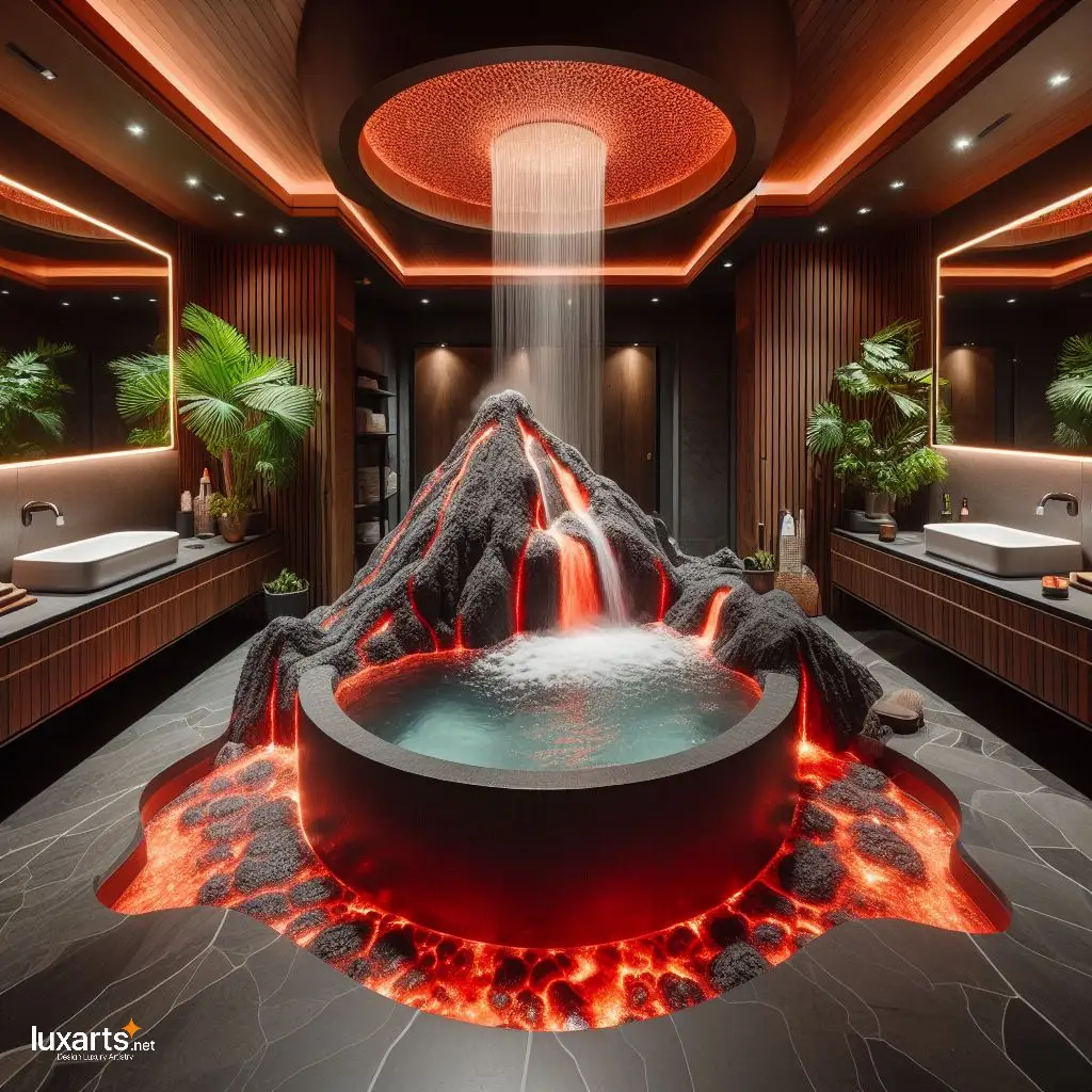 Volcano Shaped Bathtub: Soak in the Natural Splendor of Luxurious Eruption volcano bathtub 2