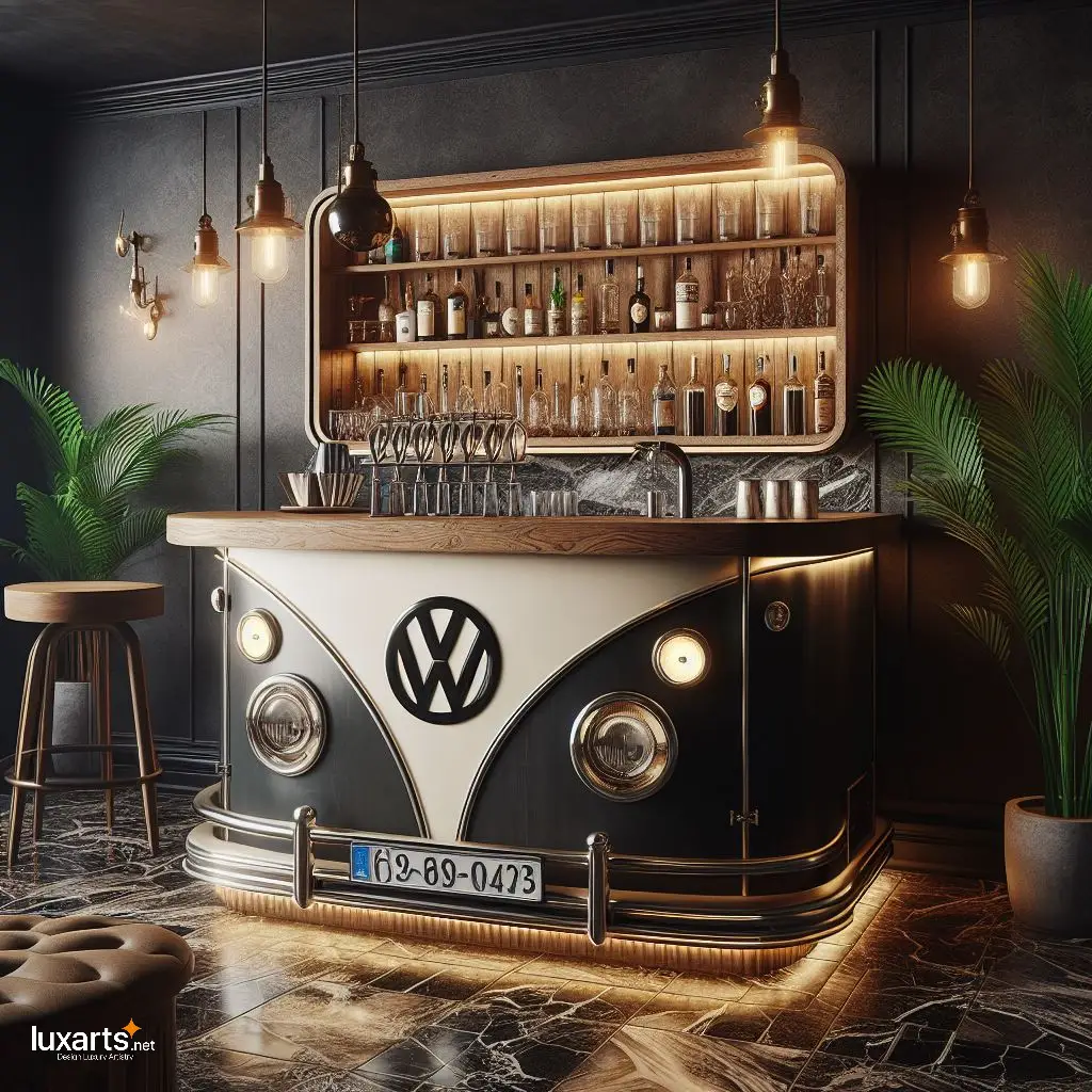 Volkswagen Bus Bar Counter: Serve Up Nostalgia with Vintage Flair volkswagen bus bar counter 7