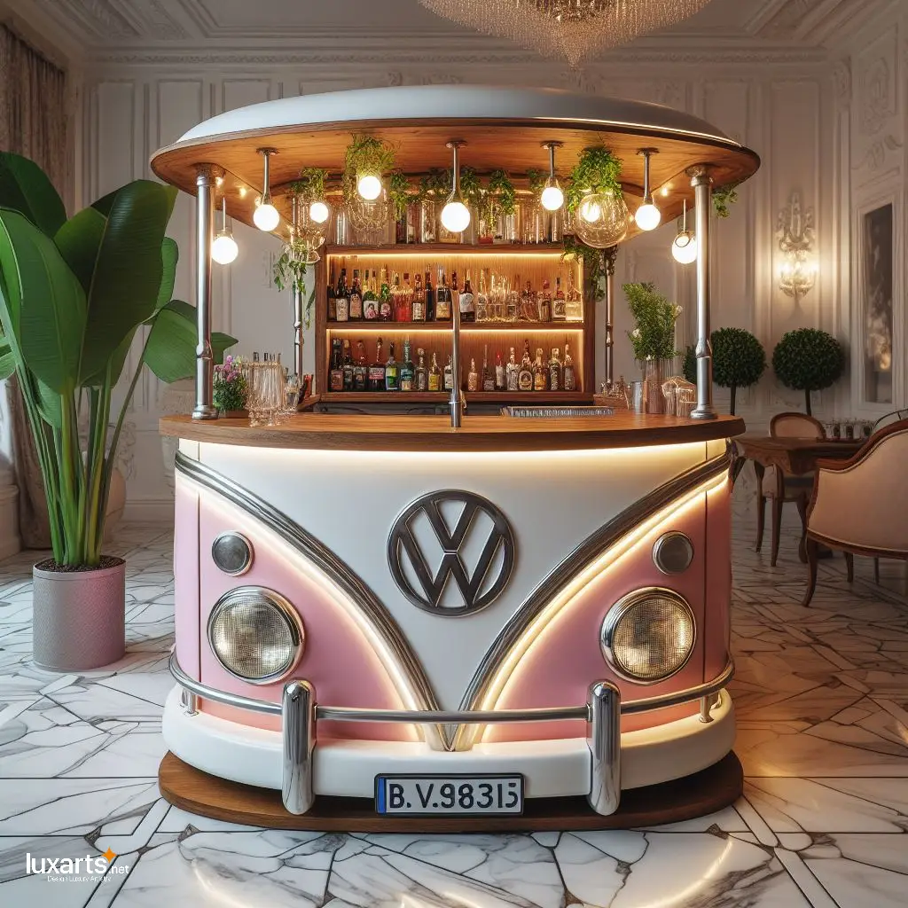 Volkswagen Bus Bar Counter: Serve Up Nostalgia with Vintage Flair volkswagen bus bar counter 8