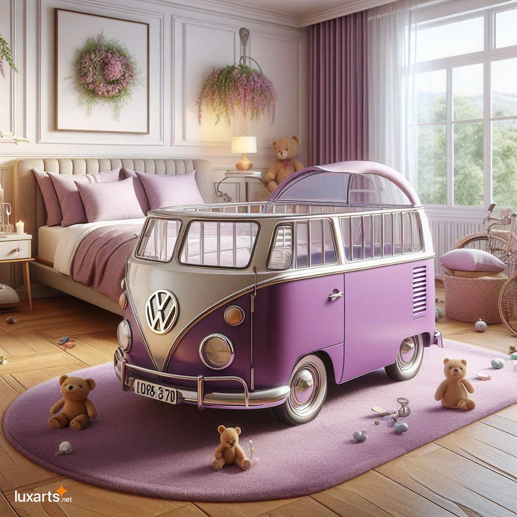 Volkswagen Bus Shaped Baby Crib: A Must-Have for Retro Nursery volkswagen bus shaped baby crib 5
