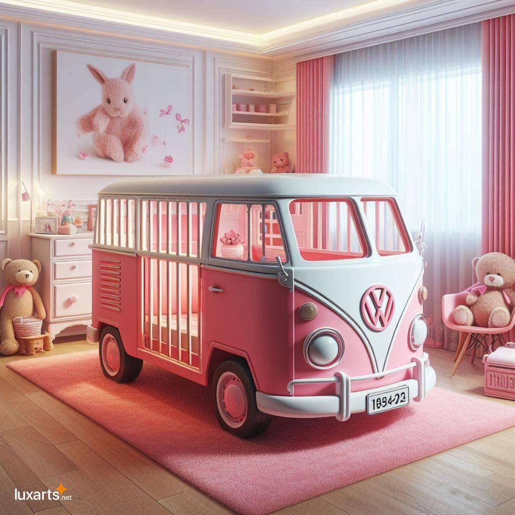 Volkswagen Bus Shaped Baby Crib: A Must-Have for Retro Nursery volkswagen bus shaped baby crib 8