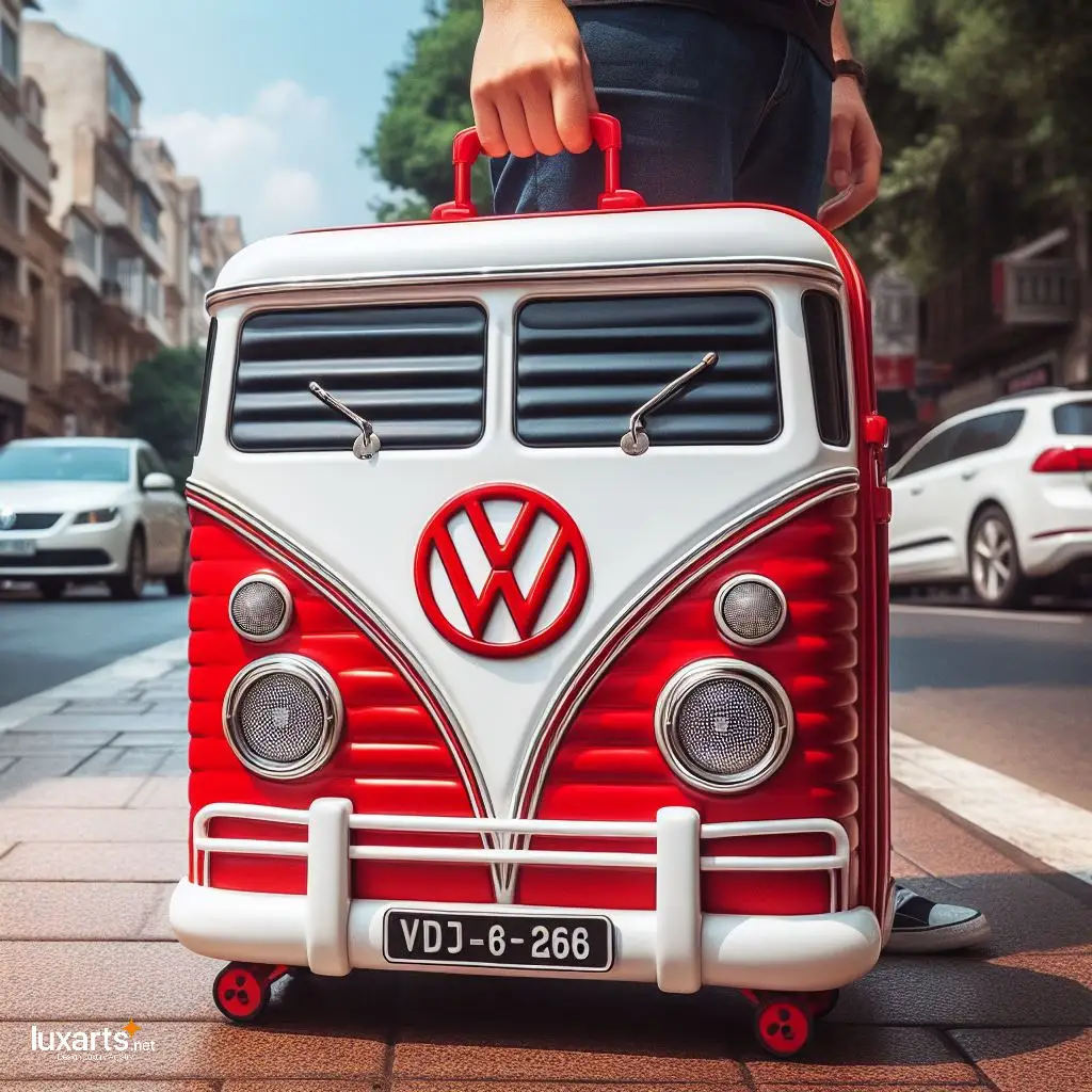 Volkswagen Bus Shaped Suitcase: Retro Charm Meets Travel Convenience volkswagen bus shaped suitcase 1