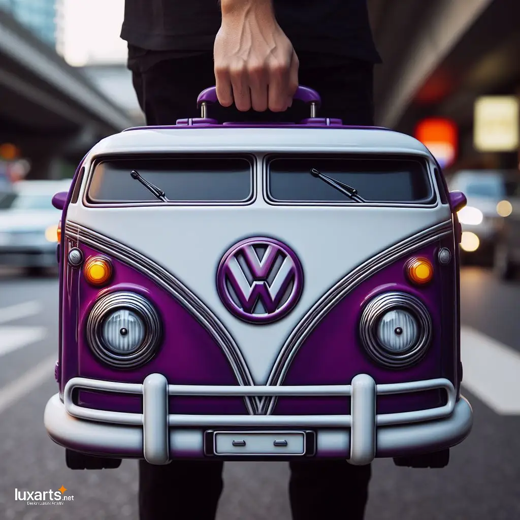 Volkswagen Bus Shaped Suitcase: Retro Charm Meets Travel Convenience volkswagen bus shaped suitcase 3