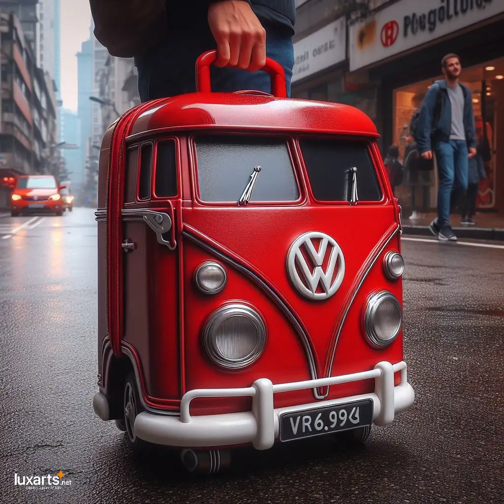 Volkswagen Bus Shaped Suitcase: Retro Charm Meets Travel Convenience volkswagen bus shaped suitcase 4