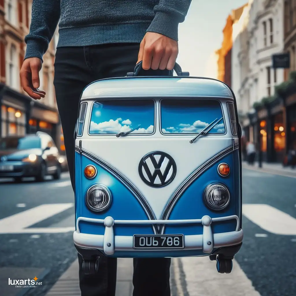 Volkswagen Bus Shaped Suitcase: Retro Charm Meets Travel Convenience volkswagen bus shaped suitcase 6