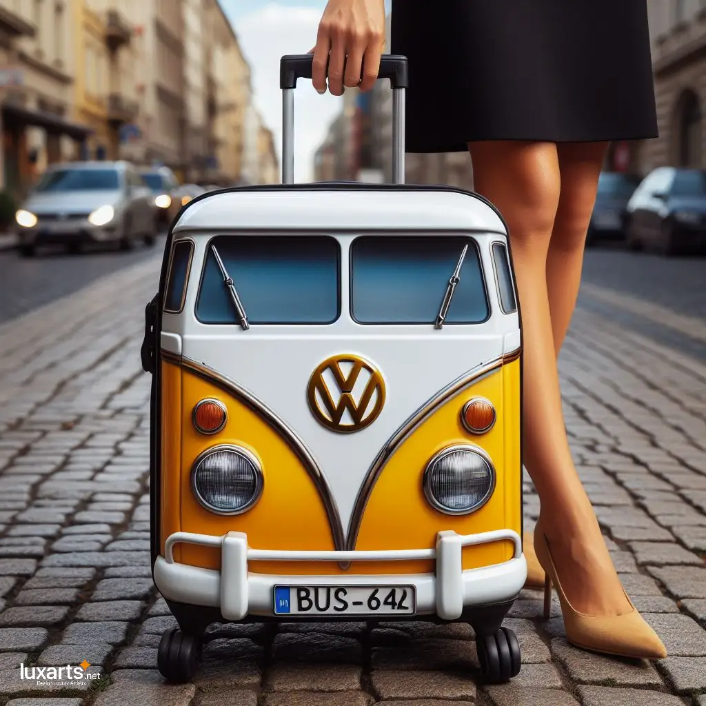Volkswagen Bus Shaped Suitcase: Retro Charm Meets Travel Convenience volkswagen bus shaped suitcase 7