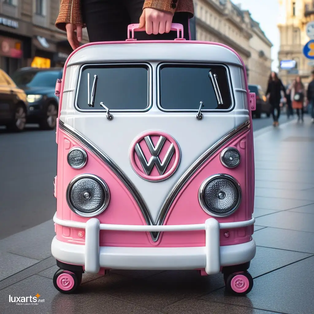 Volkswagen Bus Shaped Suitcase: Retro Charm Meets Travel Convenience volkswagen bus shaped suitcase 9