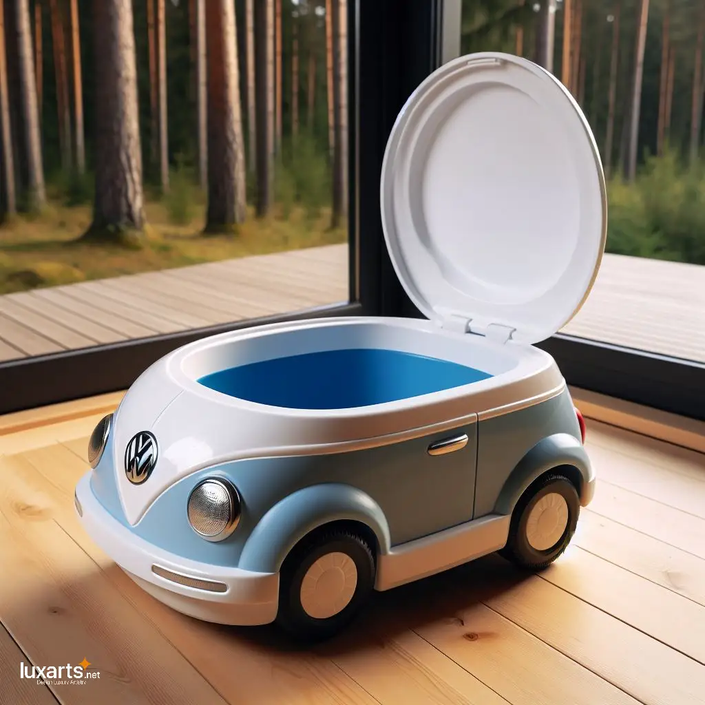 Volkswagen Car-Shaped Portable Potty: A Fun and Functional Way to Toilet Train Your Pet volkswagen car shaped portable potty 1