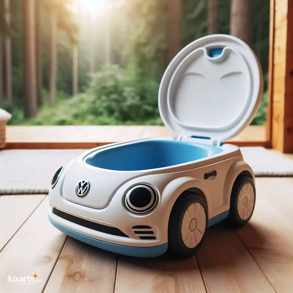 Volkswagen Car-Shaped Portable Potty: A Fun and Functional Way to Toilet Train Your Pet volkswagen car shaped portable potty 2
