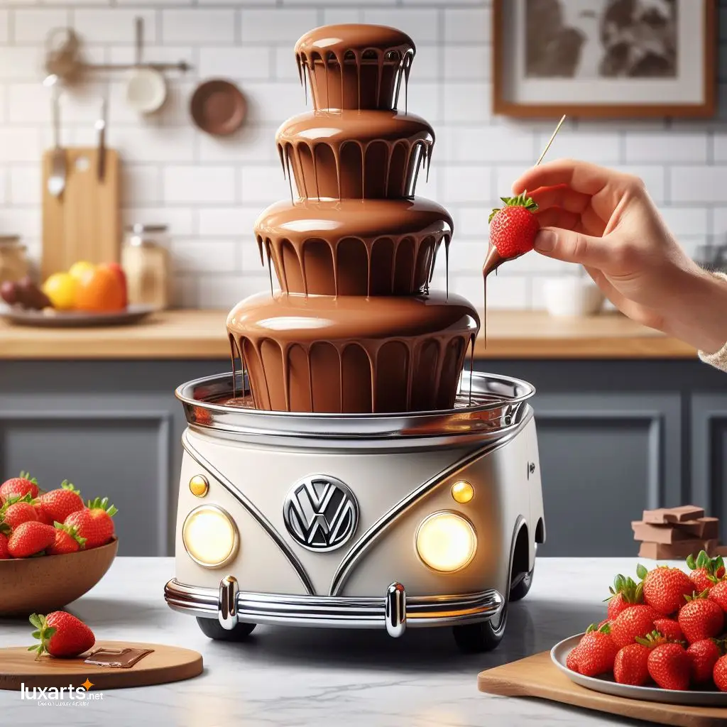 Indulge in Sweet Treats with a Volkswagen Chocolate Fountain volkswagen chocolate fountain 1