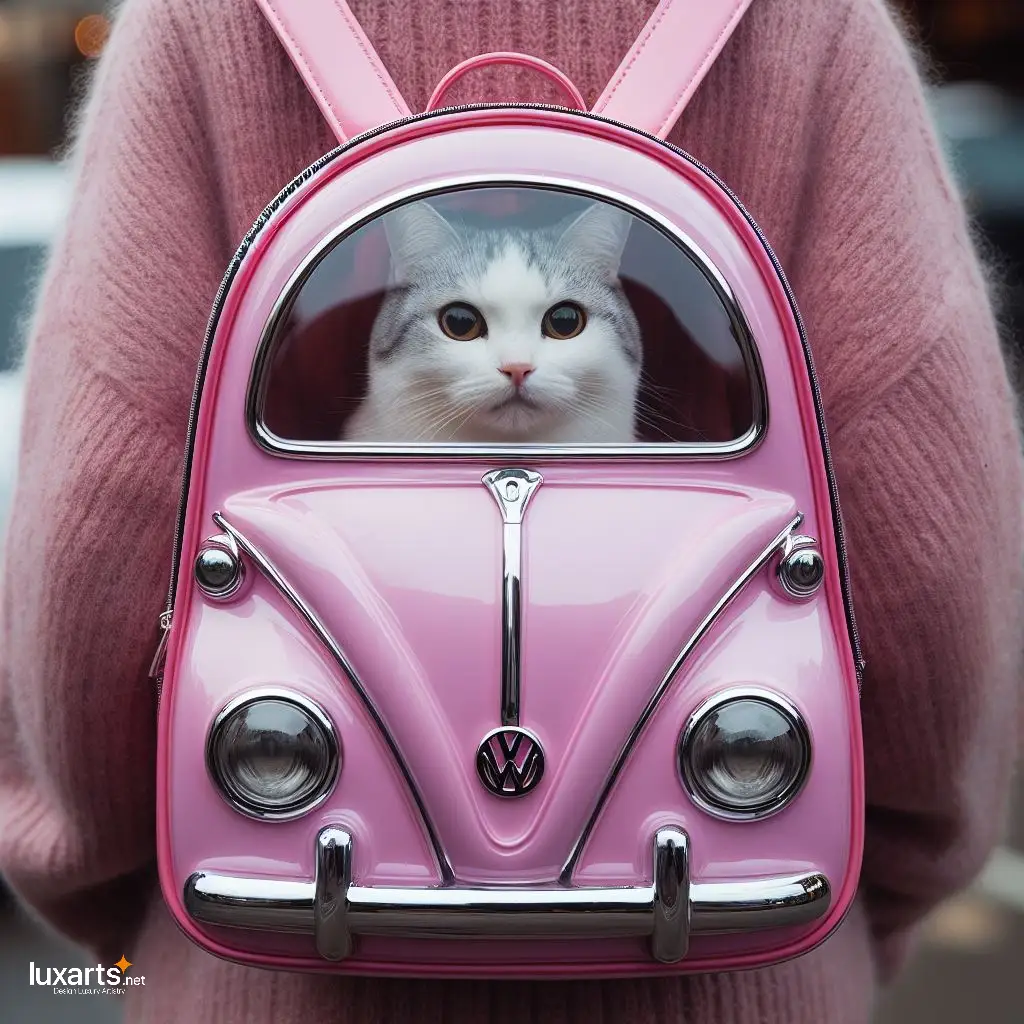 Volkswagen Cat Carrier Backpack: Gift Your Cat the Ultimate Travel Experience volkswagen shaped cat carrier backpack 1