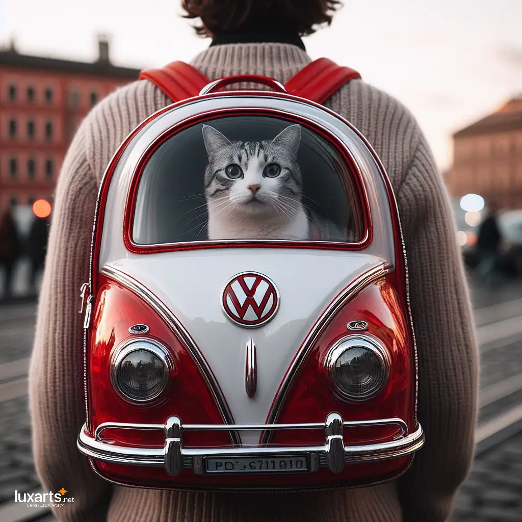 Volkswagen Cat Carrier Backpack: Gift Your Cat the Ultimate Travel Experience volkswagen shaped cat carrier backpack 13