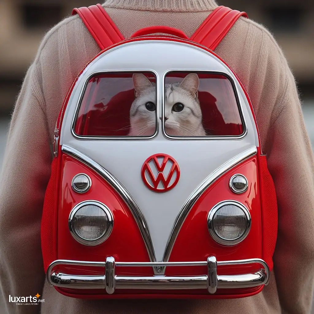 Volkswagen Cat Carrier Backpack: Gift Your Cat the Ultimate Travel Experience volkswagen shaped cat carrier backpack 14