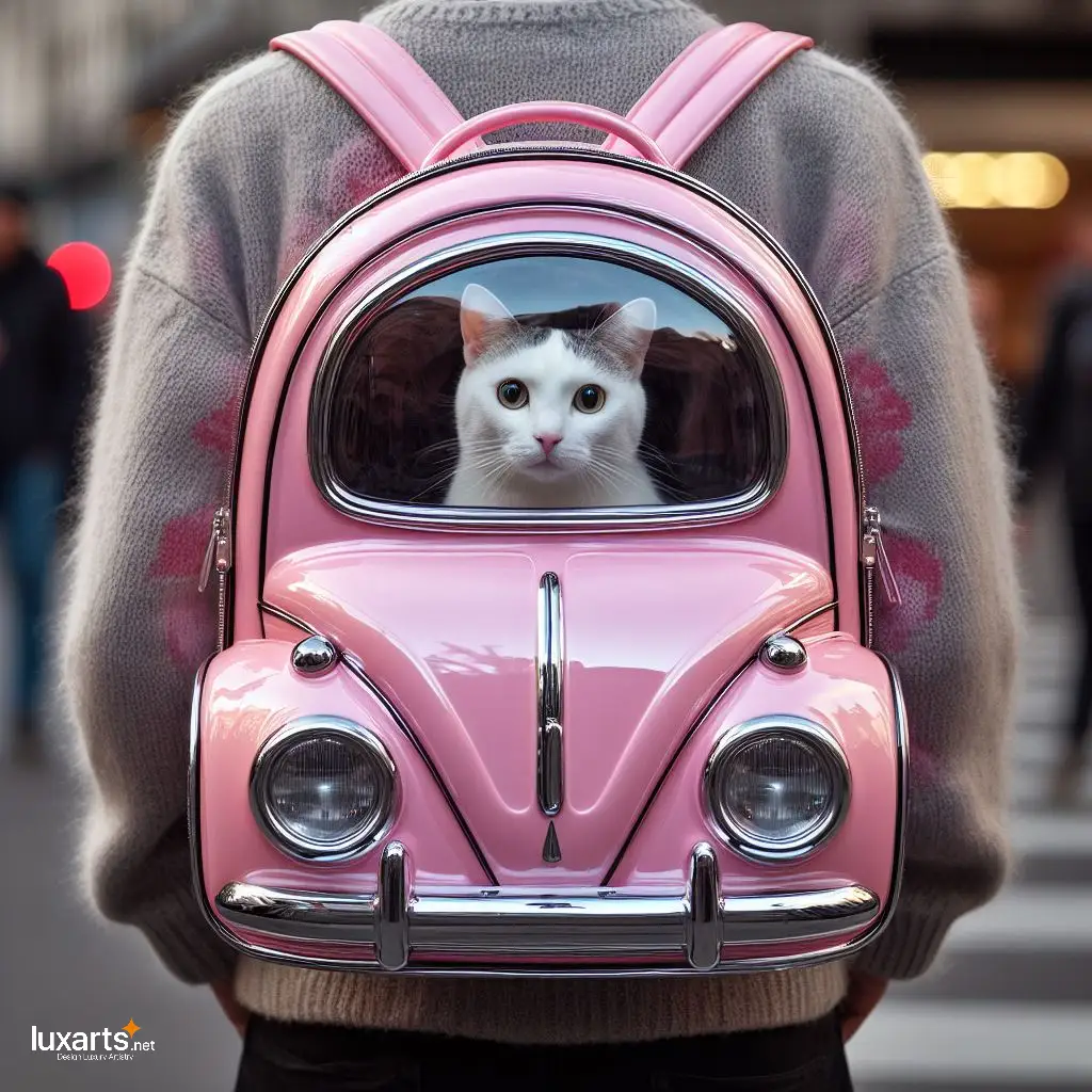 Volkswagen Cat Carrier Backpack: Gift Your Cat the Ultimate Travel Experience volkswagen shaped cat carrier backpack 6