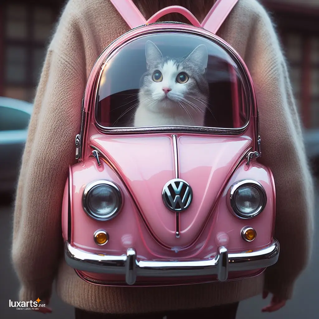 Volkswagen Cat Carrier Backpack: Gift Your Cat the Ultimate Travel Experience volkswagen shaped cat carrier backpack 7