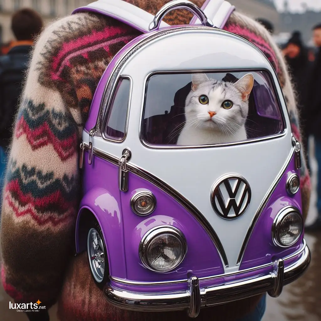 Volkswagen Cat Carrier Backpack: Gift Your Cat the Ultimate Travel Experience volkswagen shaped cat carrier backpack 8
