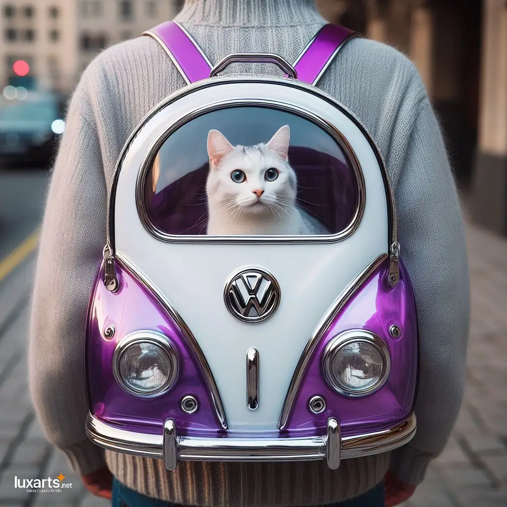 Volkswagen Cat Carrier Backpack: Gift Your Cat the Ultimate Travel Experience volkswagen shaped cat carrier backpack 9