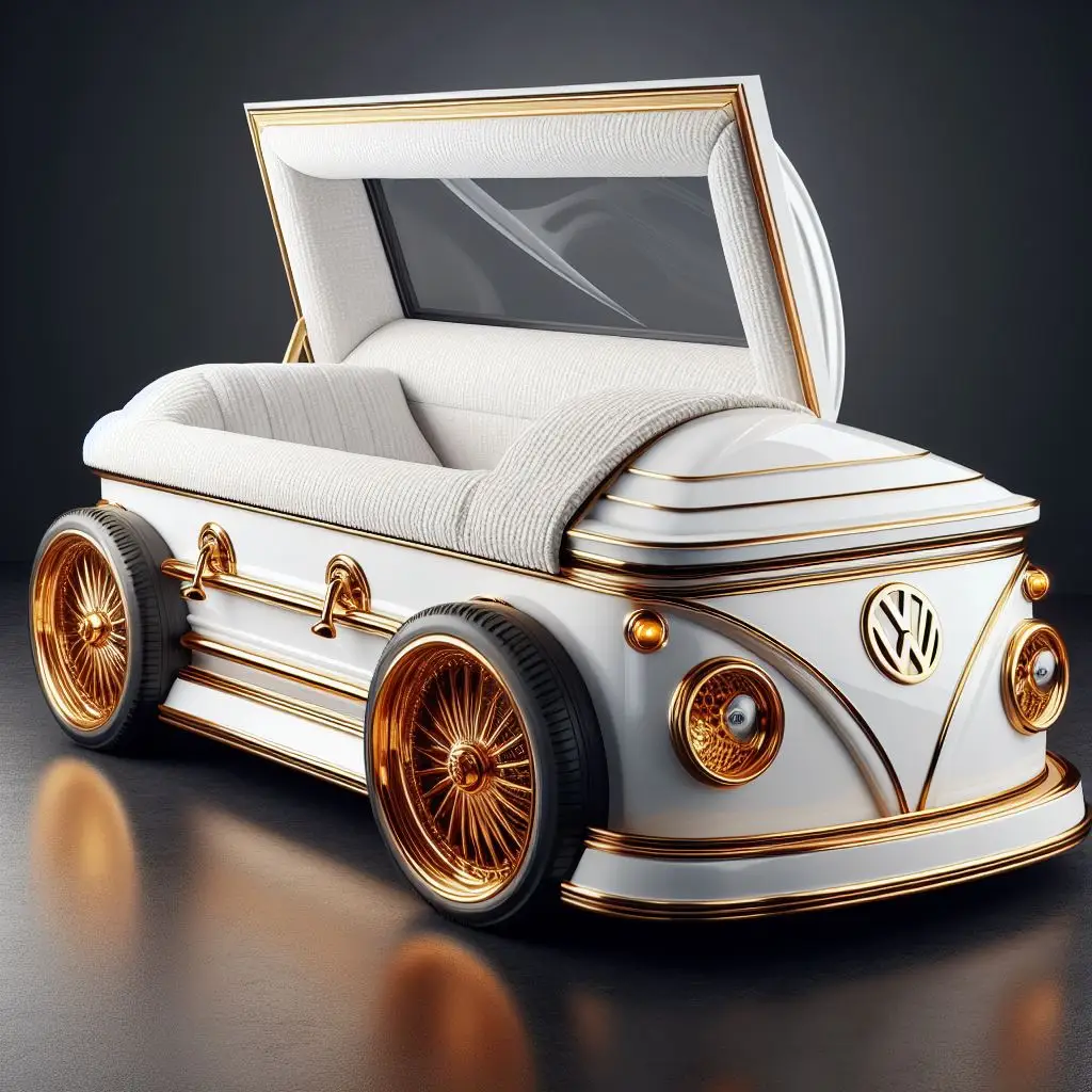 Volkswagen Shaped Coffin: A Tribute to a Unique Journey volkswagen shaped coffin 3