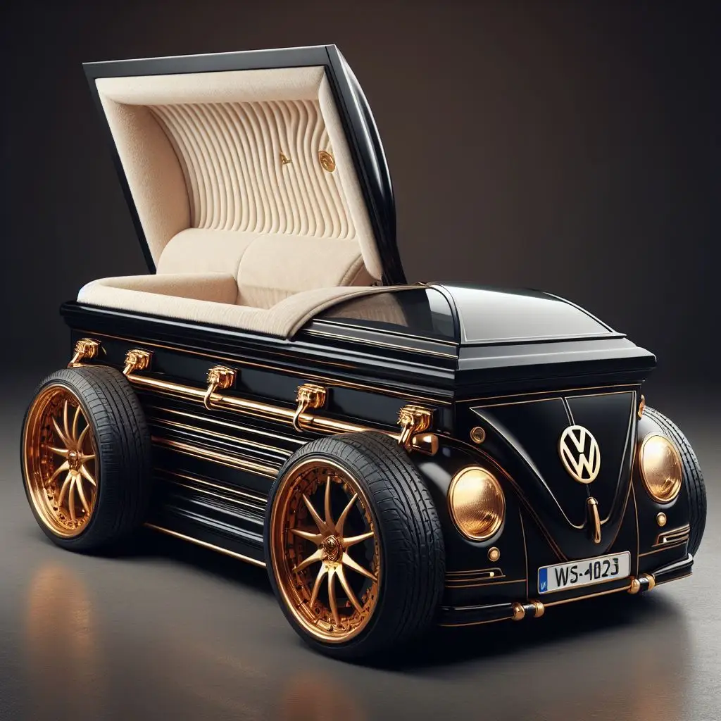 Volkswagen Shaped Coffin: A Tribute to a Unique Journey volkswagen shaped coffin 4