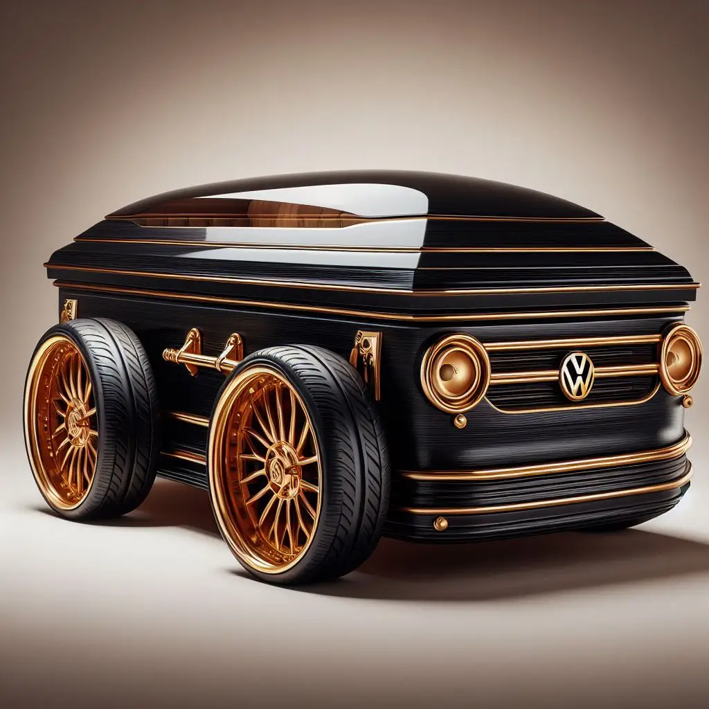 Volkswagen Shaped Coffin: A Tribute to a Unique Journey volkswagen shaped coffin 8