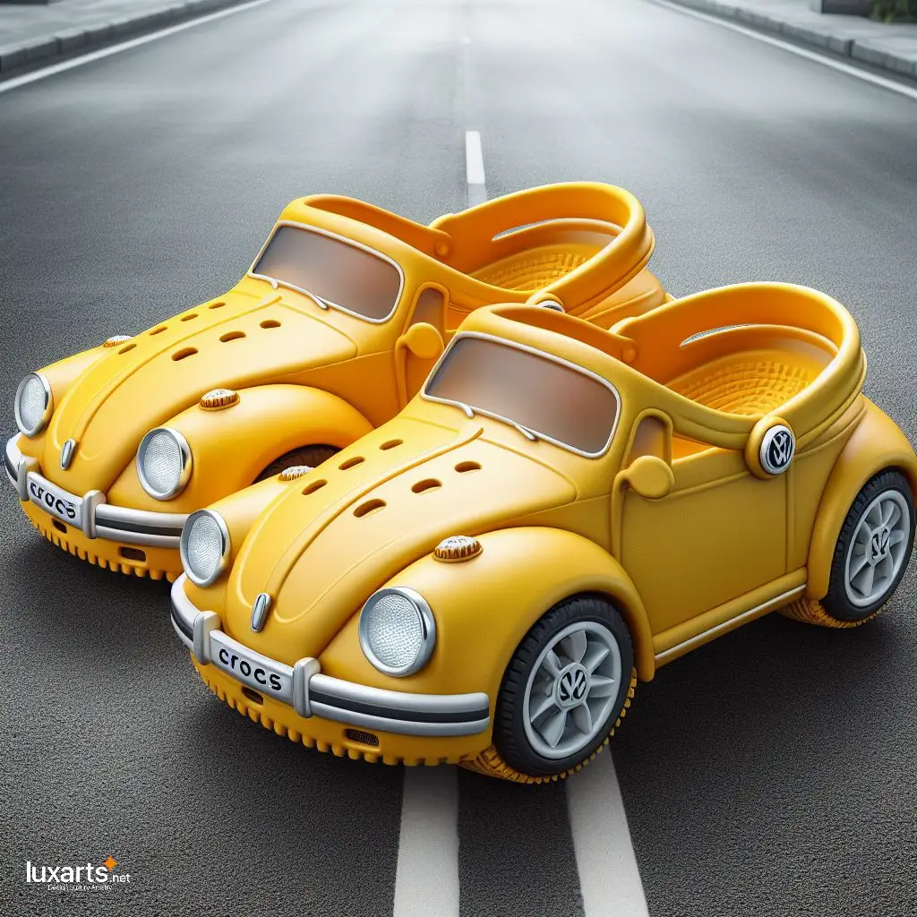 Crocs Slipper Inspired by Volkswagen: Comfort Meets Iconic Style volkswagen shaped crocs slipper 1