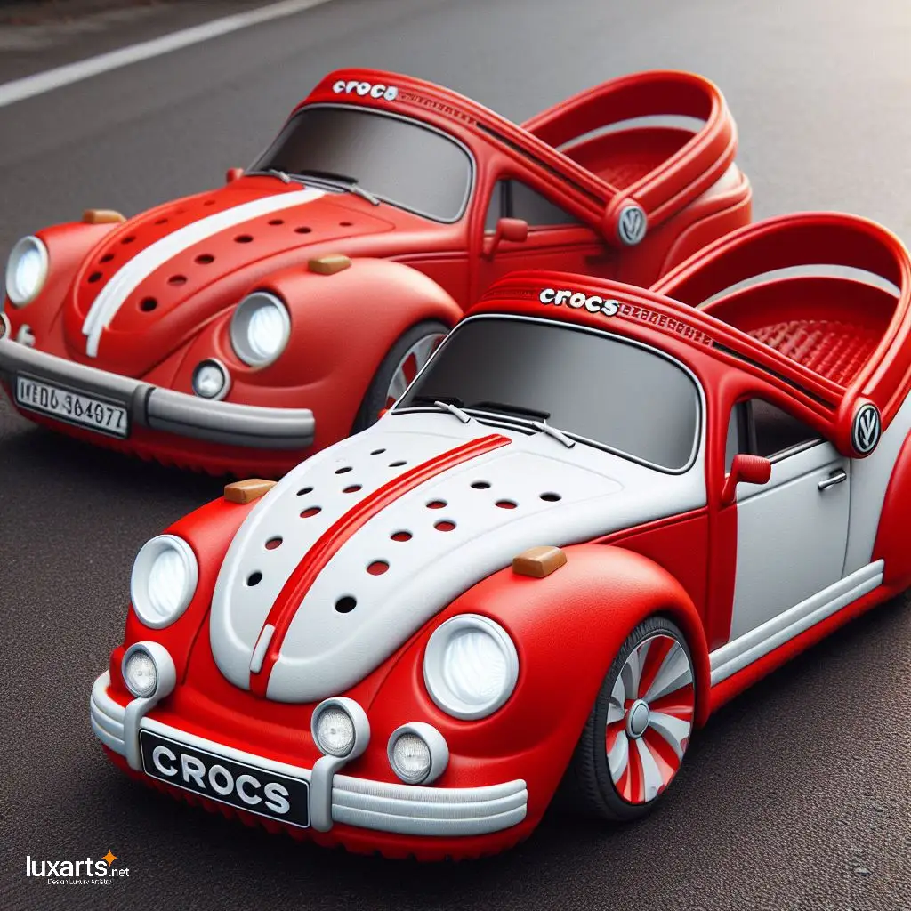 Crocs Slipper Inspired by Volkswagen: Comfort Meets Iconic Style volkswagen shaped crocs slipper 3