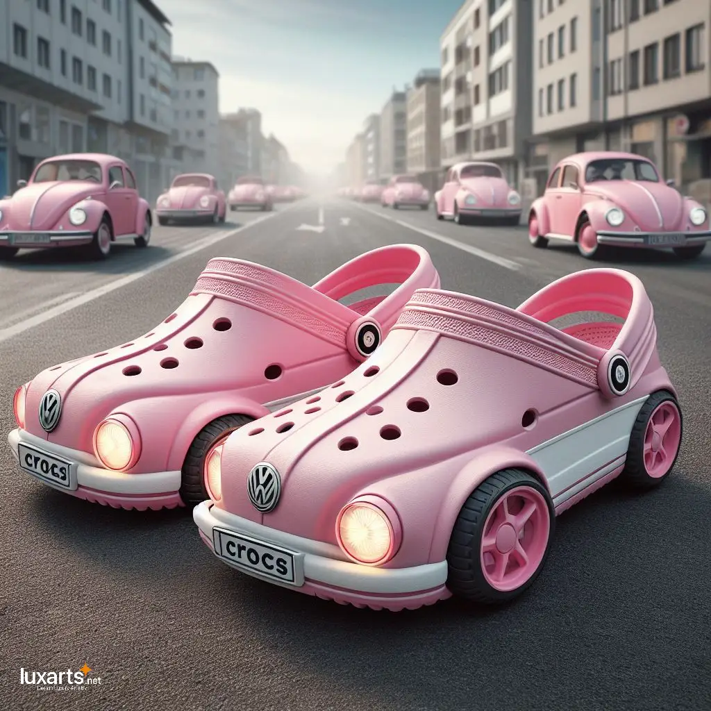 Crocs Slipper Inspired by Volkswagen: Comfort Meets Iconic Style volkswagen shaped crocs slipper 9