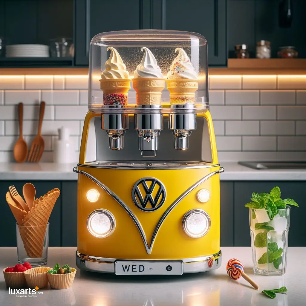 Rev Up Your Dessert Dreams with a Volkswagen-Shaped Ice Cream Maker volkswagen shaped ice cream maker 1