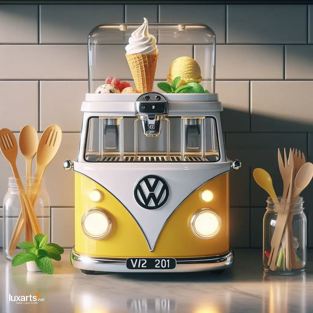 Rev Up Your Dessert Dreams with a Volkswagen-Shaped Ice Cream Maker volkswagen shaped ice cream maker 2