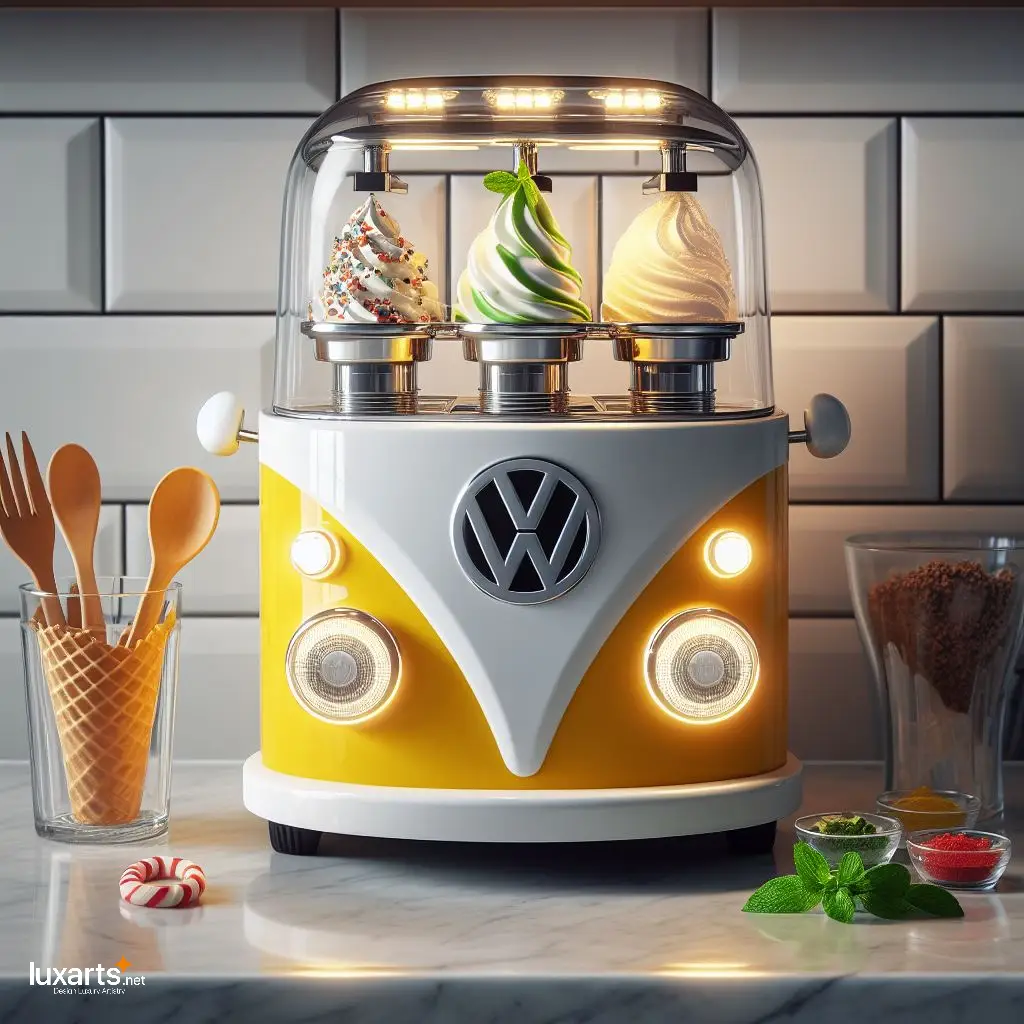 Rev Up Your Dessert Dreams with a Volkswagen-Shaped Ice Cream Maker volkswagen shaped ice cream maker 8