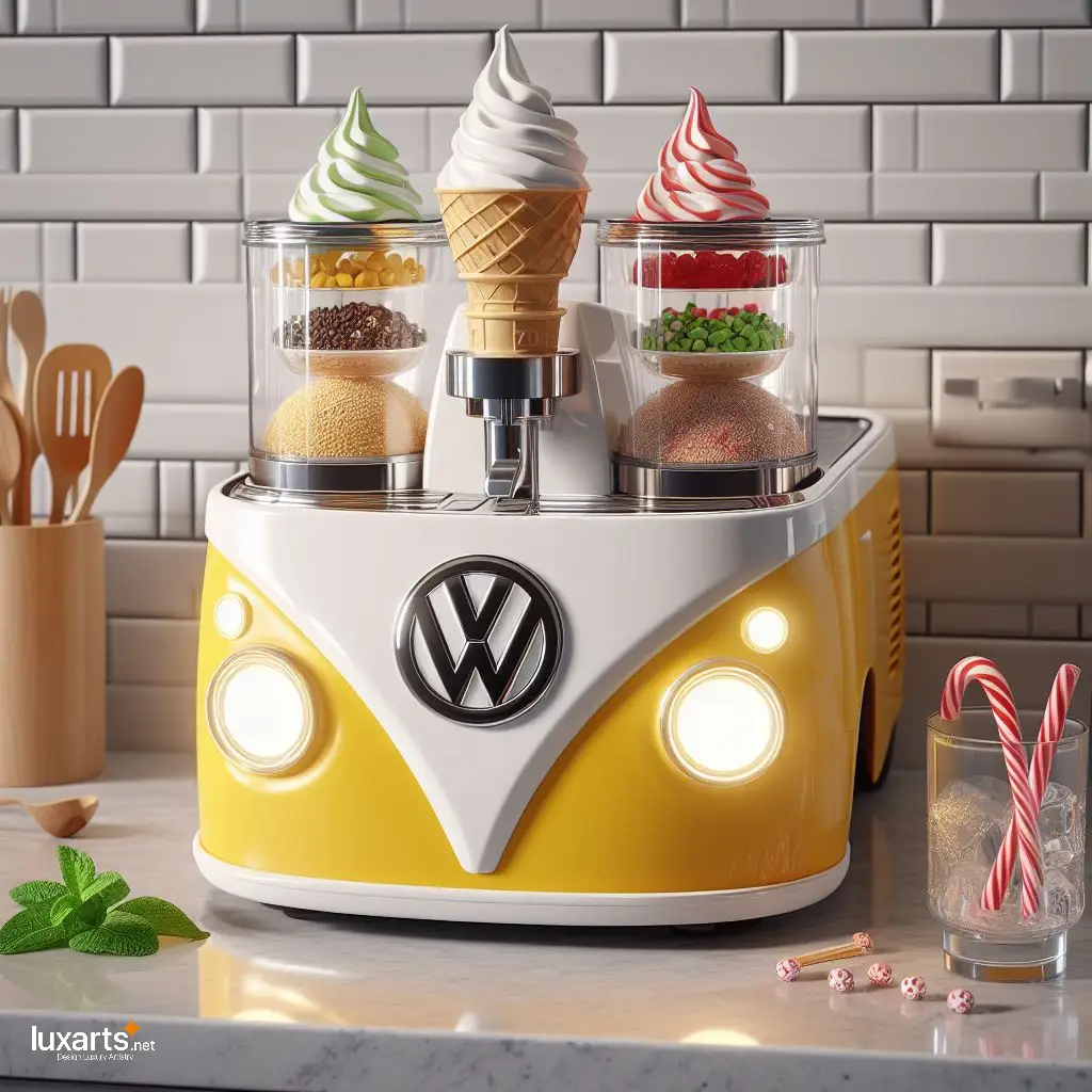 Rev Up Your Dessert Dreams with a Volkswagen-Shaped Ice Cream Maker volkswagen shaped ice cream maker 9