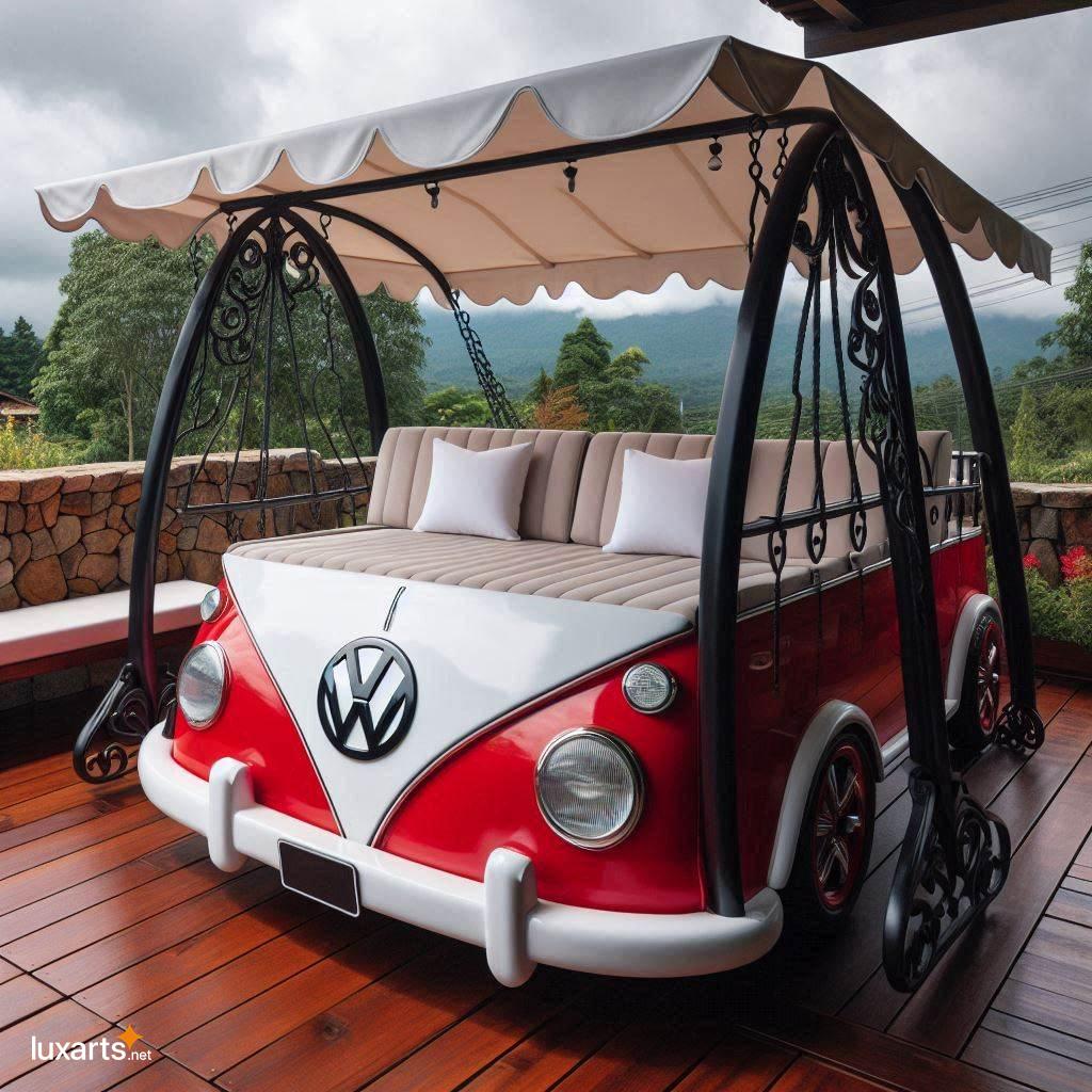 Volkswagen Shaped Swing Bench: Bring the Fun of the Open Road to Your Backyard volkswagen shaped swing bench 12