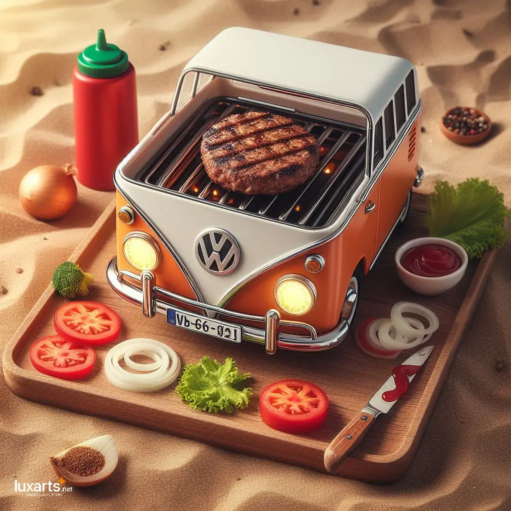 Sleek and Compact: Volkswagen's Portable Grill Fits Your Lifestyle volkswagen small portable grill 2